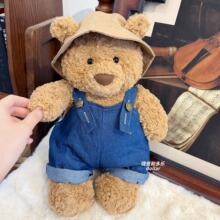 巴塞罗熊衣服jellycat娃衣笨笨熊海盗狗丹宁裤nici玩偶牛仔裤