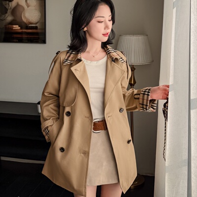 新款高品质大牌明星款风衣外套