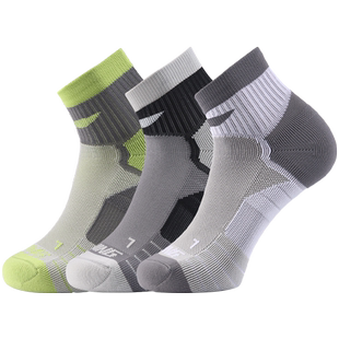 李宁运动袜子男款专业马拉松跑步袜防滑透气篮球羽毛球训练短袜女