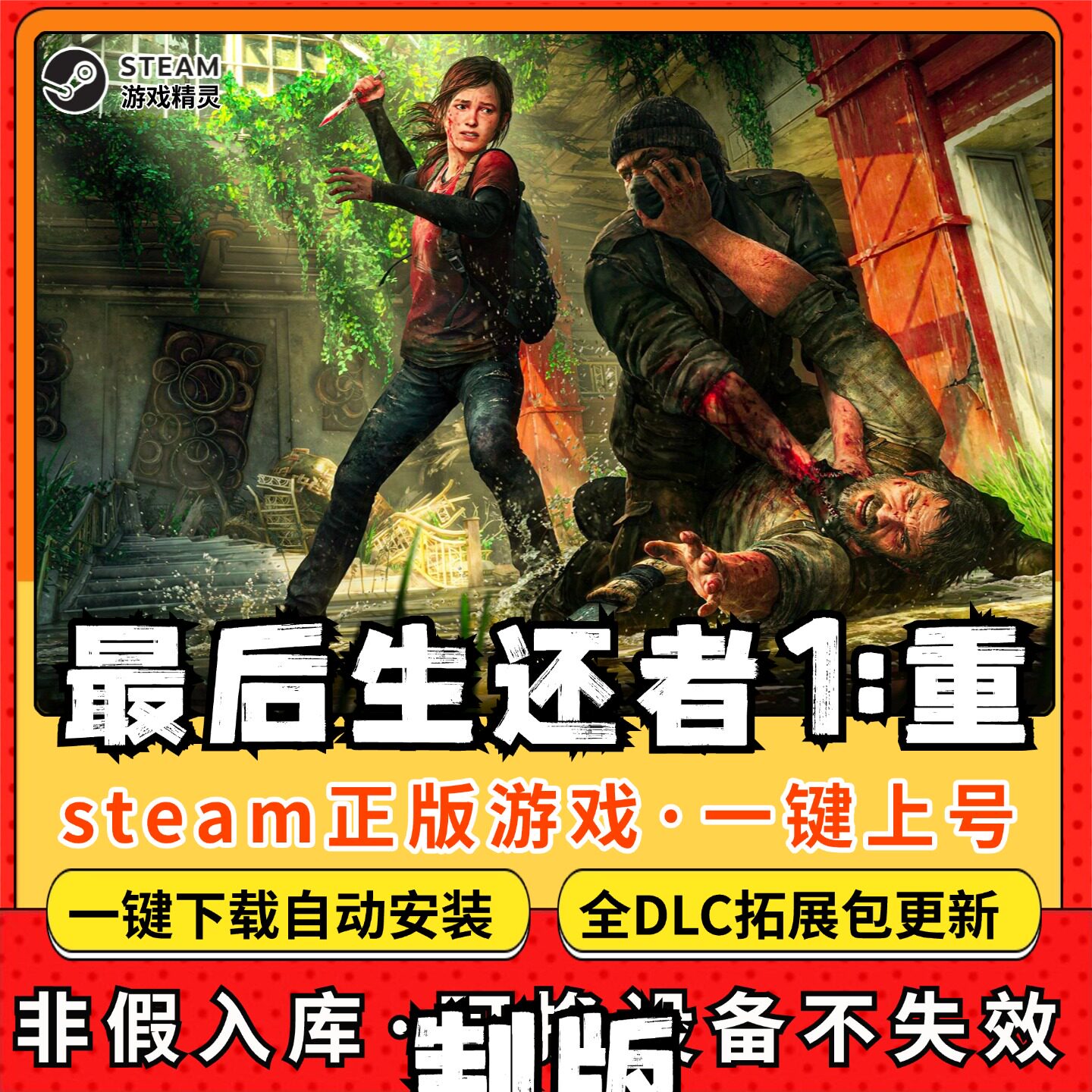 最后生还者1重制版全DLC正版Steam游戏离线租号不限时 PC电脑游戏