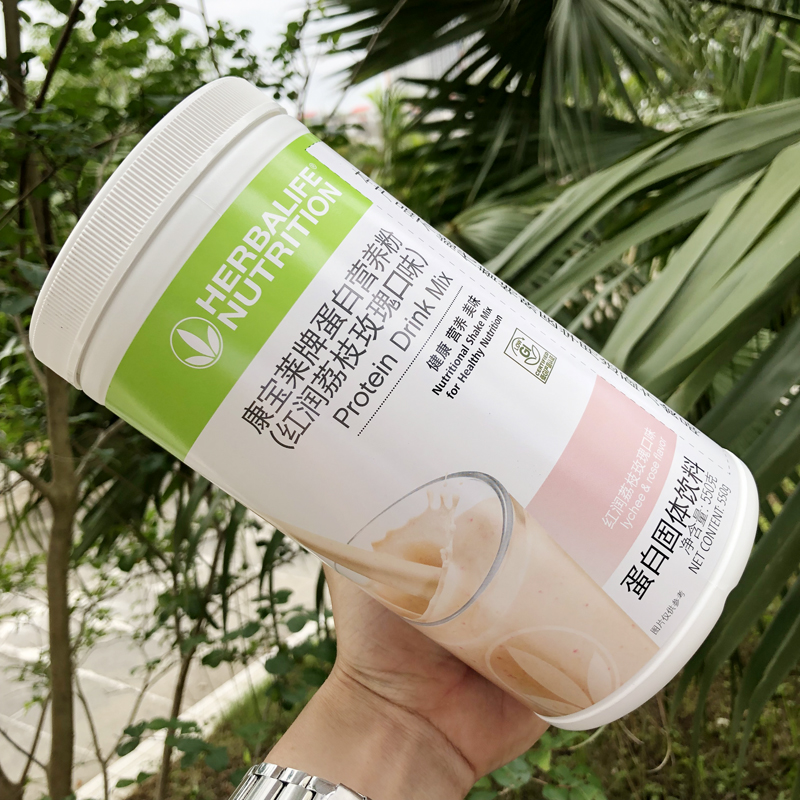 蛋白营养粉红润荔枝玫瑰口味550g