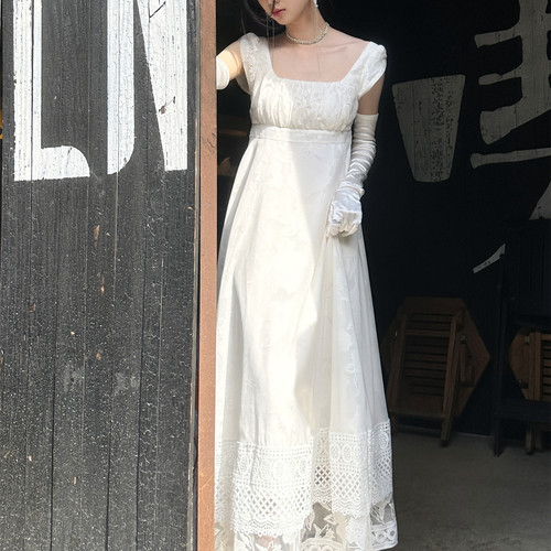 2158视频教程丹丹纸样帝政连衣裙