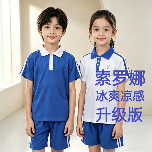 深圳校服亚伯达中学夏季女童款索罗娜冰感舒适透气短袖升级版短T