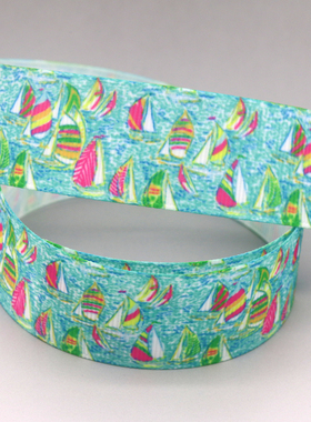 lilly 印花织带 缎带 绸带 彩带 蝴蝶结DIY卡通印刷罗纹带S13879