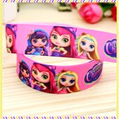 欧美卡通 印花织带缎带绸带彩带蝴蝶结DIY卡通印刷罗纹带6492