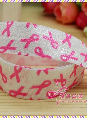 唯美丝带 印花发饰发带蝴蝶结 DIY卡通印刷FOE弹力包边带25mm1469