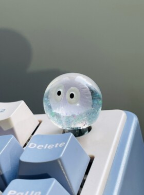 龙猫煤球｜透光6mm键盘旋钮Hi8机械键盘键帽礼物龙猫可爱透光旋钮