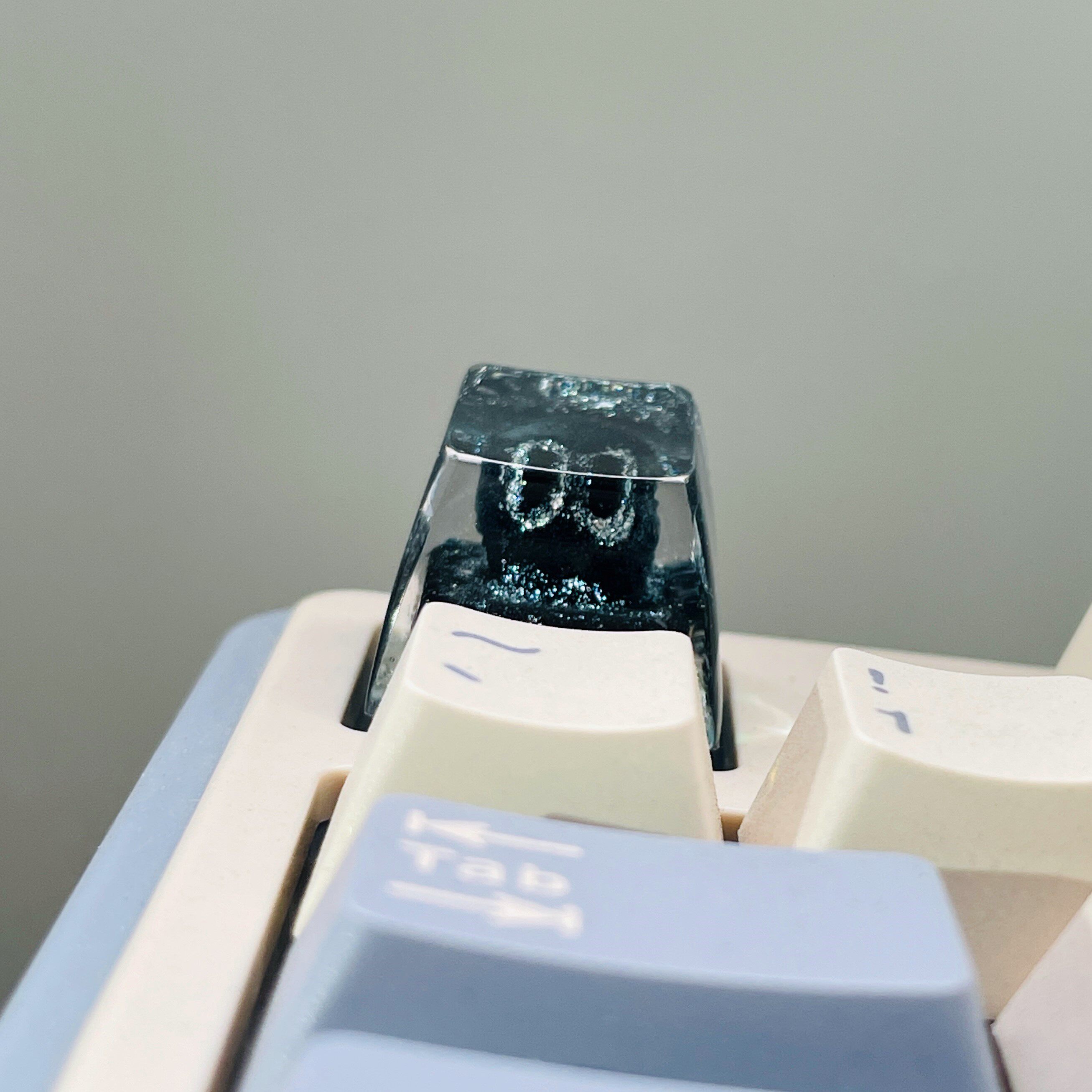 煤煤球 | 树脂透光键帽 龙猫个性造型 机械键盘装饰 桌搭氛围