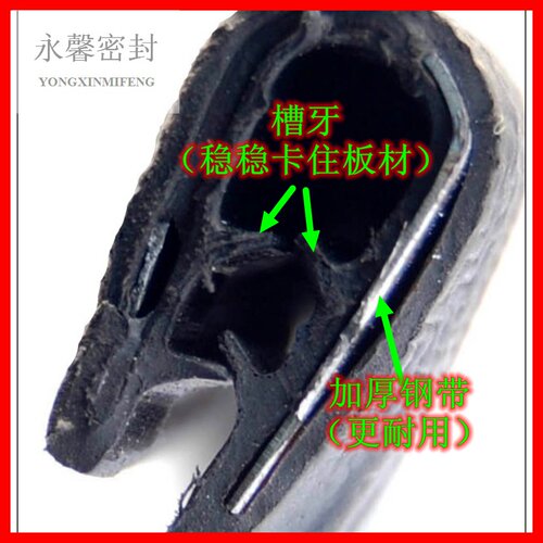 金属U型密封条/配电箱配电柜护边防护保护钢板铁板划伤手/封边条 - 封面