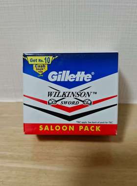 Gillette吉列WILKINSON双面刀片手动安全传统老式剃须刀刮胡刀片