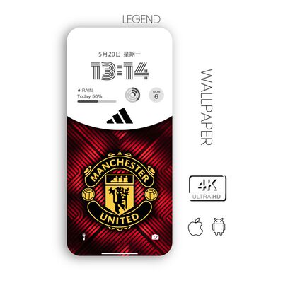 手机壁纸素材图片足球壁纸|曼联球迷壁纸081