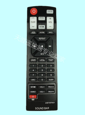 适用LG SOUND BAR回音壁音响遥控器AKB73575421 NB3530A  NB4530A