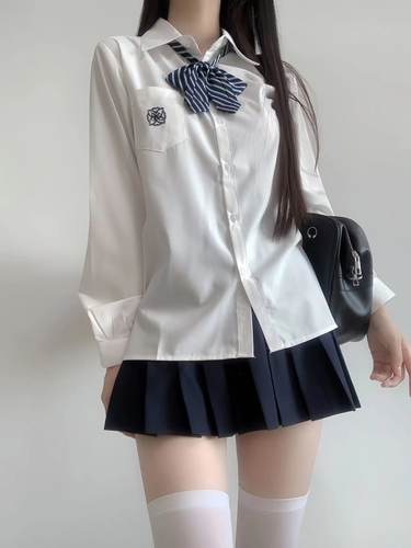 夏日和风铃日系JK制服基础款衬衫