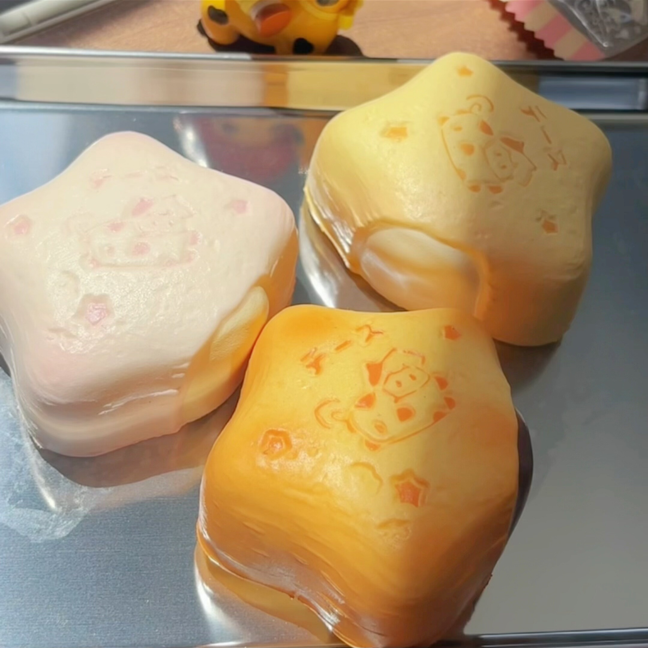 木吉星星酥慢回弹捏捏乐解压玩具面包巧克力牛乳仿真食物squishy