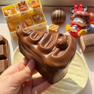 木吉巧克力覆盆子蛋糕食玩一代慢回弹玩具squishy咖啡味圣诞礼物