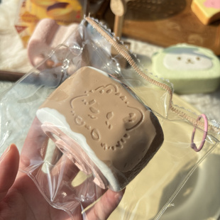 驴打滚硅胶捏捏慢回弹解压发泄玩具烂泥奶油泥手感创意手工礼物