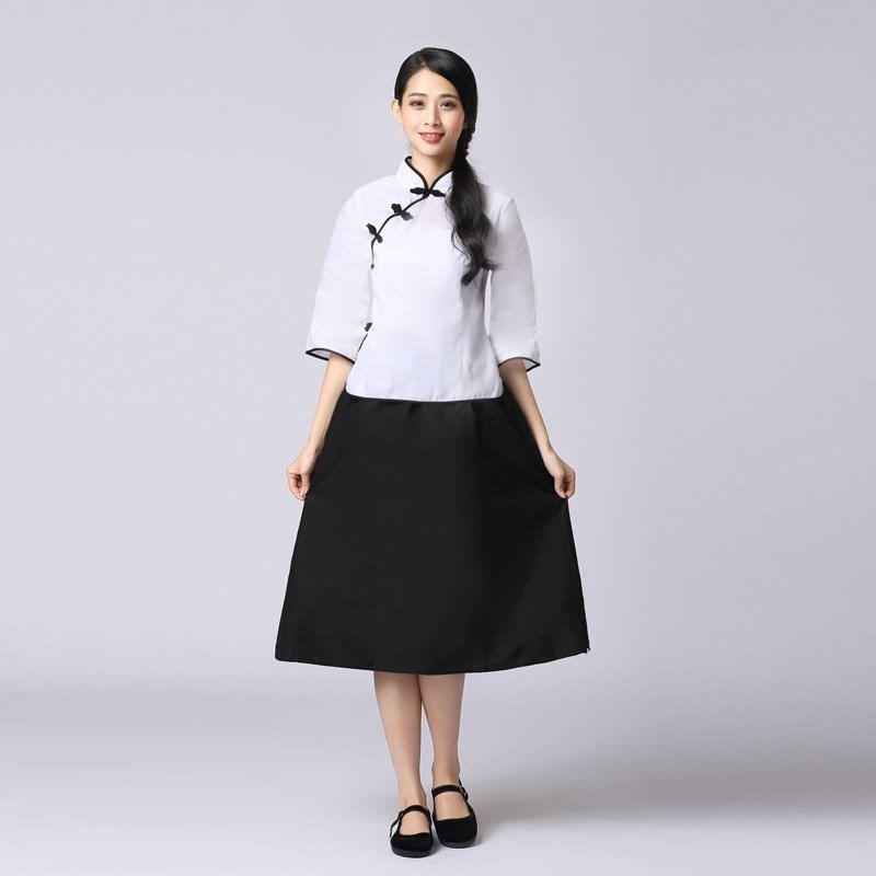 中国风五四青年装儿童演出服装古装学生装女民国毕业季校服在类目 女装/女士精品, 唐装/民族服装/舞台服装, 民族服装/舞台装中 - 来自Buy2taobao.com提供专业的淘宝代购服务