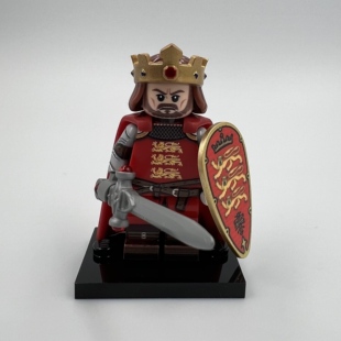 LEGO乐高人仔正品素体第三方定制狮心王理查城堡骑士系列拼团现货