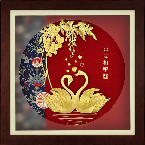 足金金箔制作结婚送礼送礼倍有面