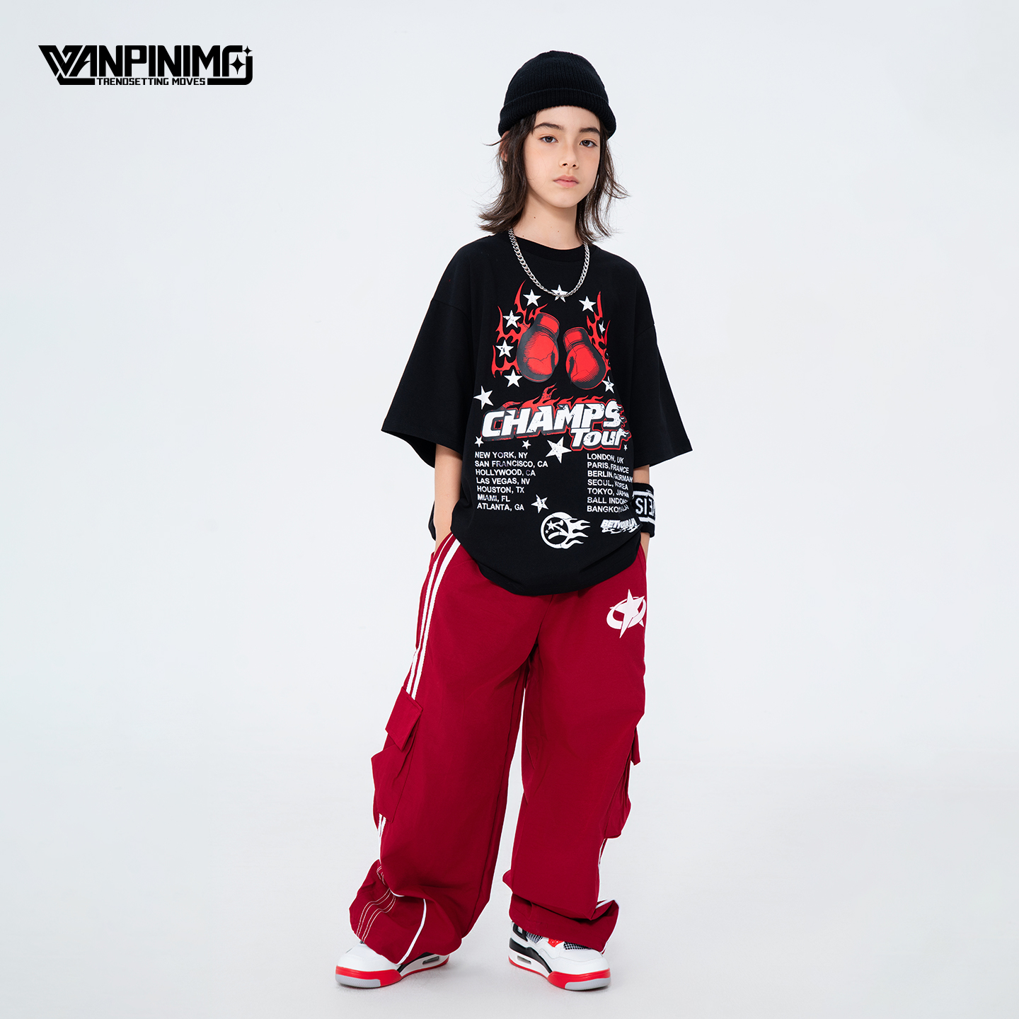 顽皮尼莫童装街舞儿童演出服