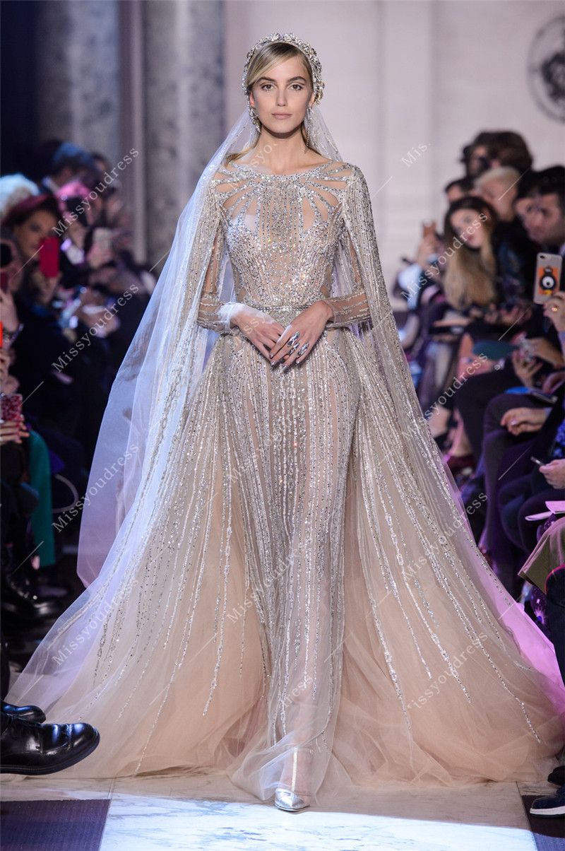 Luxury main wedding dress high -end new shawl goddess bride bride's palace wedding long dragging heavy work bead embroidery custom wedding dress Luxury main wedding dress high -end new shawl goddess bride bride's palace wedding long dragging heavy work bead embroidery custom wedding dress