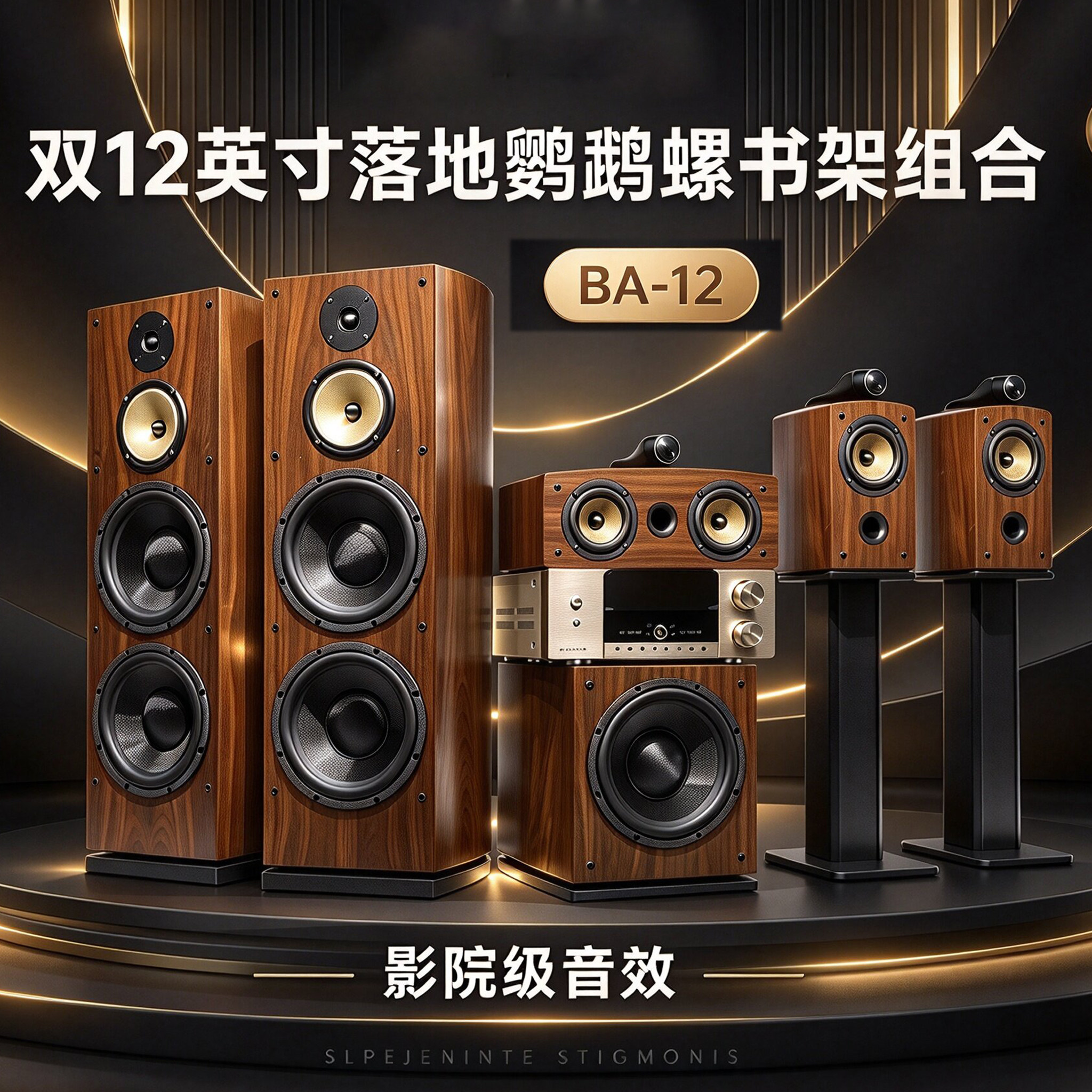 班龙5.1/7.1家庭影院全景声低音炮hifi音箱家用蓝牙音响家庭影院