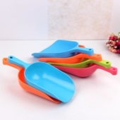 食品铲大号粮食面粉米铲爆米花铲狗粮铲子批发 彩色加厚塑料铲