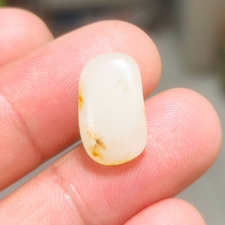 纯天然籽料原石高品质戒面起手链项链籽包金挂件吊坠和田白玉真品