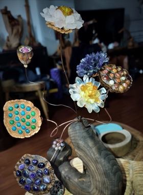 小众品牌  OG Loc 首批特惠 店主手作 天然原矿 原生态 插花摆件