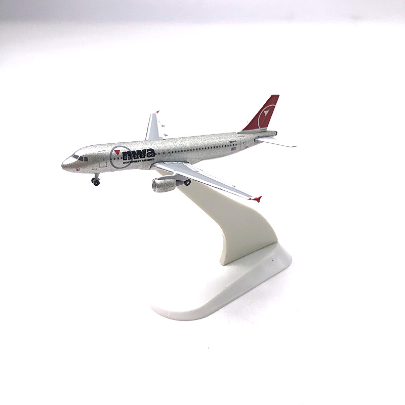 1:500starjets A320 美国西北航空客机合金飞机模型收藏摆件