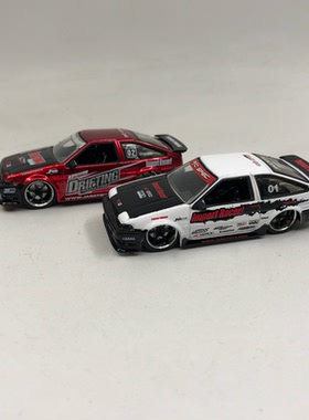 1:64JADA 佳达 丰田 Toyota AE86 赛车版 仿真合金汽车模型无包装