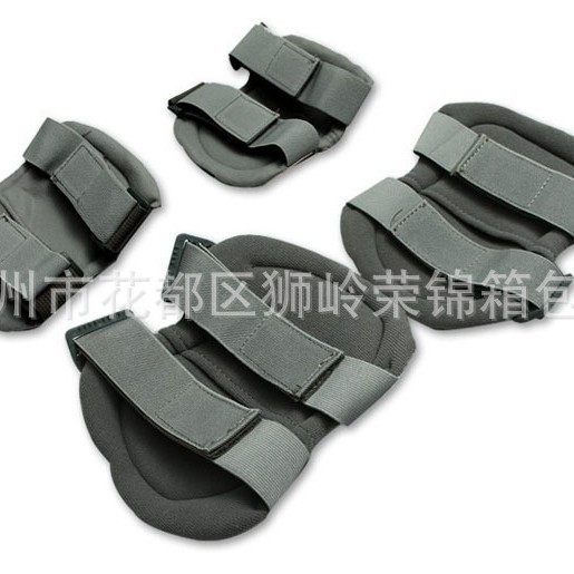 运动户外迷彩软壳变形金刚战术护膝护肘四件套装黑鹰护具CS军迷