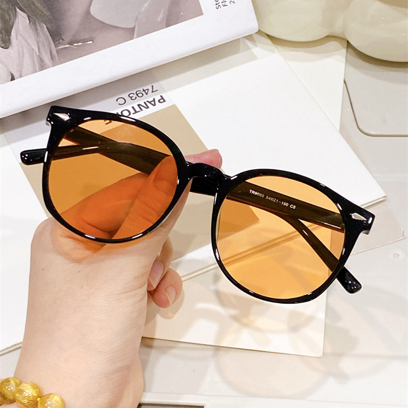 韩国大框墨镜男女超轻TR90防晒护眼偏光太阳镜可配有度数良也眼镜