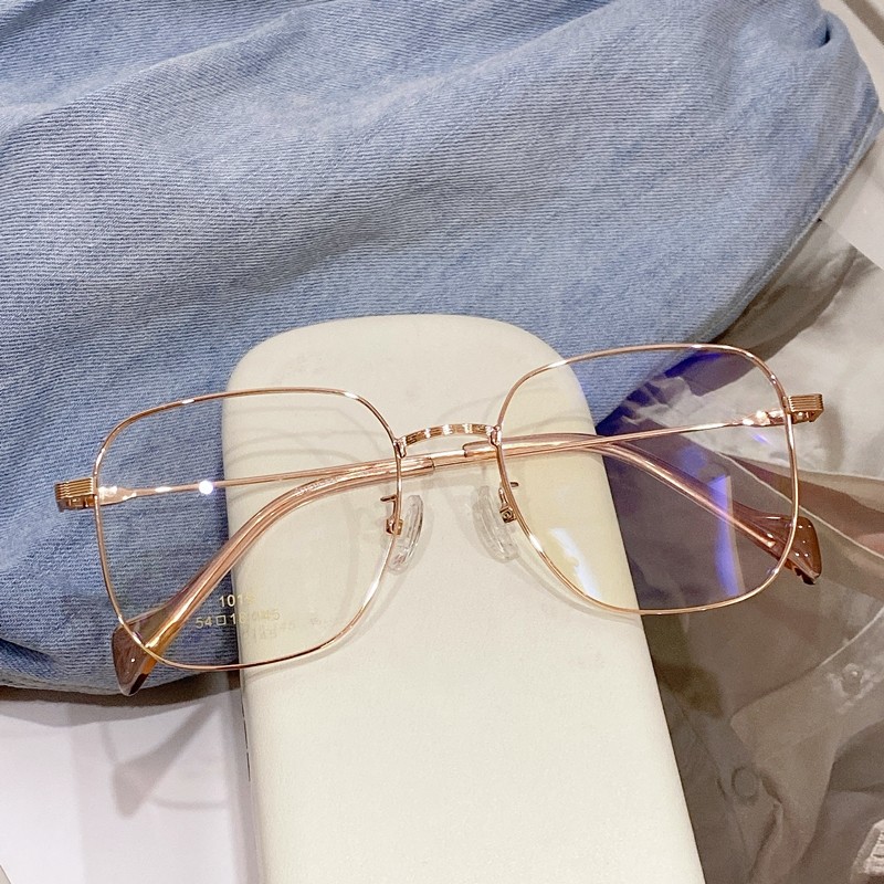 良也男女同款复古金属显瘦近视镜