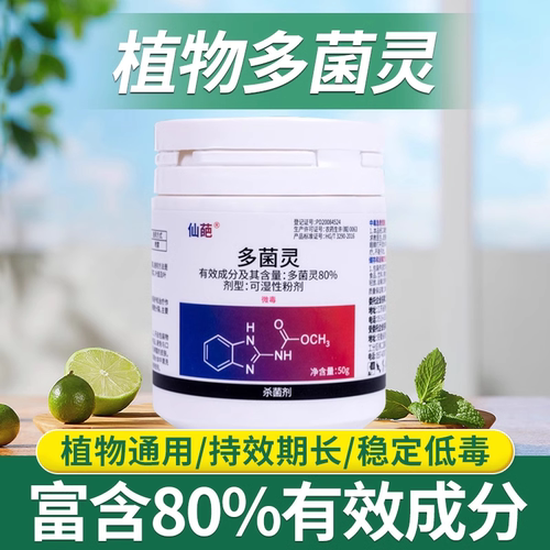 广谱杀菌多肉花卉仙葩80%多菌灵
