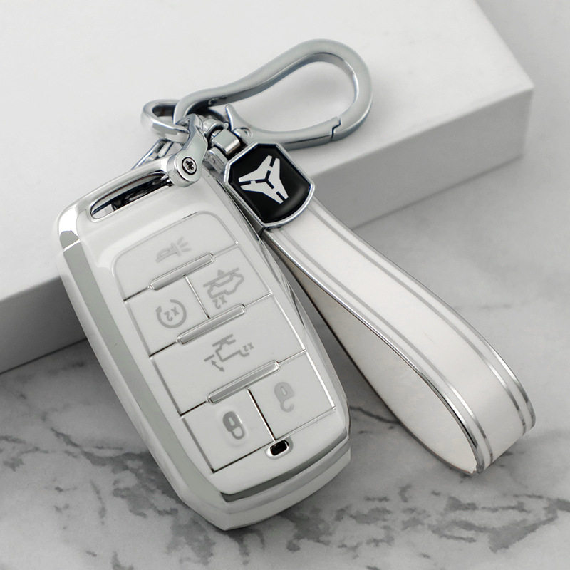 适用道奇钥匙套公羊RAM酷威15壳2500扣3000包克莱斯勒吉普GMC汽车