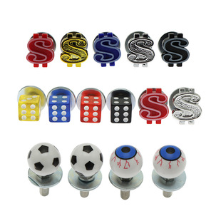 通用摩托车改装 装饰多样式螺丝 车牌照螺丝车牌装饰螺丝