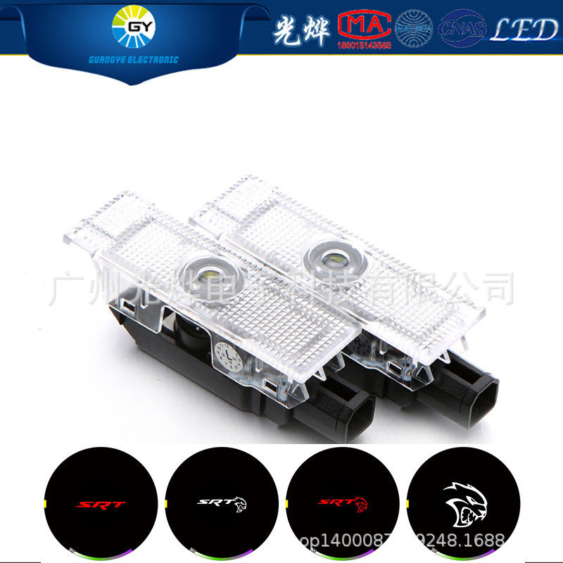 适用于道奇挑战者SRT专车专用迎宾灯照地灯镭射投影门灯氛围灯