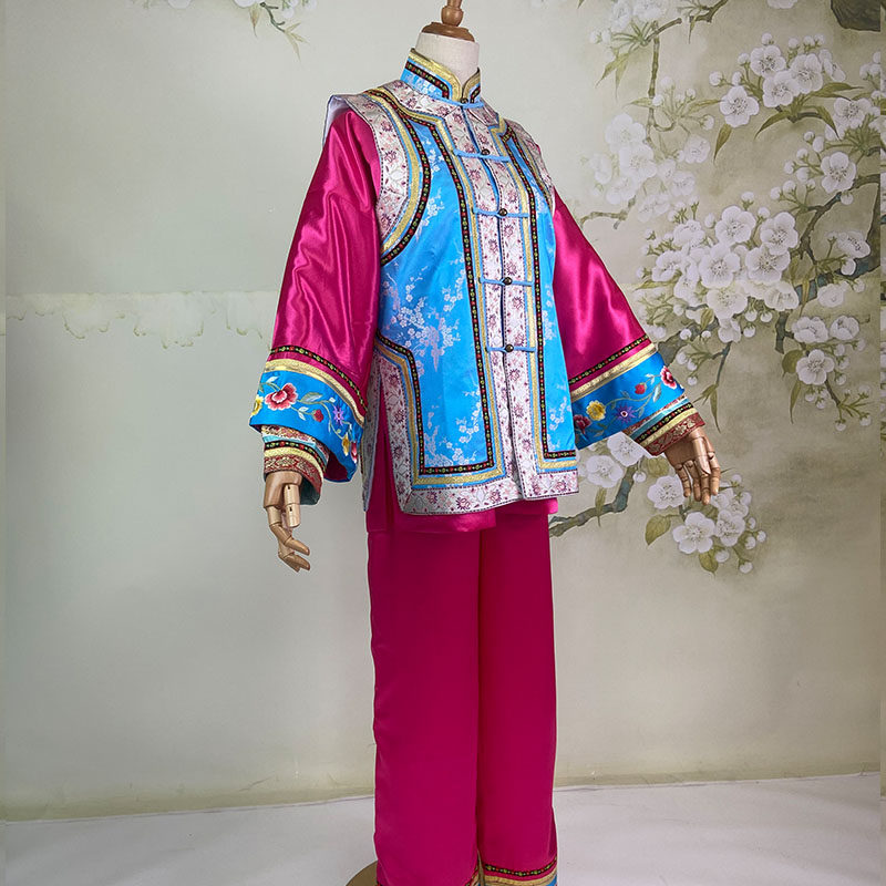 电视剧还珠格格古装服饰薄款清朝宫女服演出服装