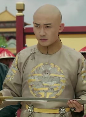 延禧攻略影视剧服装乾隆皇帝聂远同款清朝皇帝服装男古装黄色龙袍
