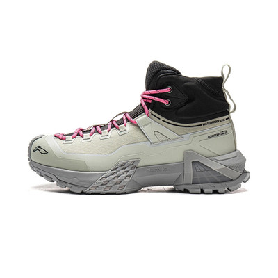 李宁休闲鞋软底男鞋2025冬季新款CF溯防水高帮户外徒步鞋AHTV035