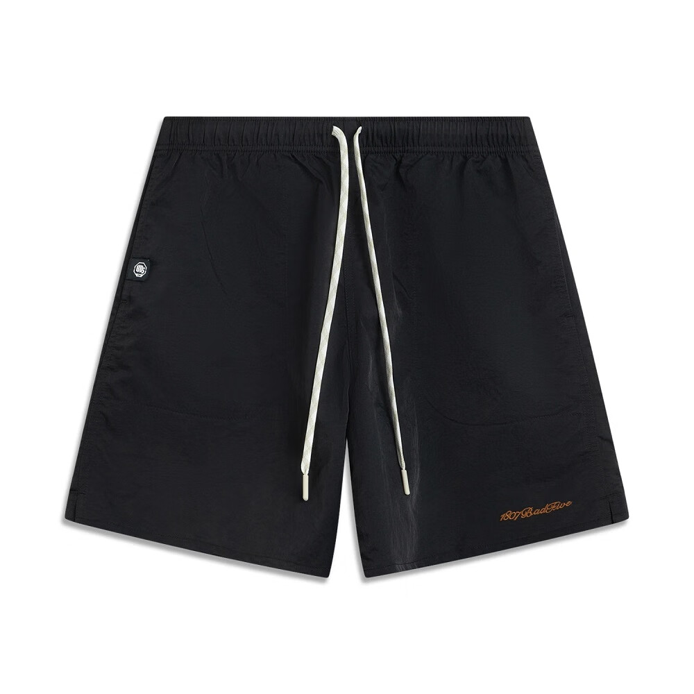 李宁运动时尚短裤男士2025夏季反伍BADFIVE少不入川短卫裤AKSV871