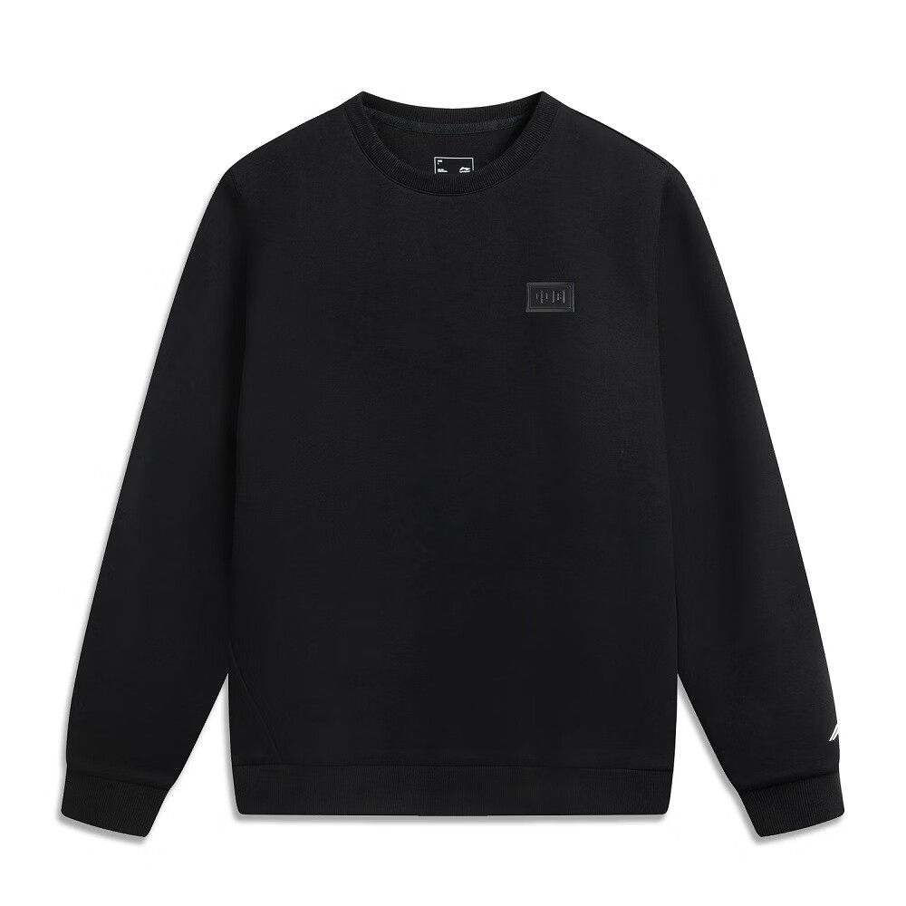 李宁卫衣宽松男装运动服上衣春秋新款保暖宽松潮流套头衫AWDVE83