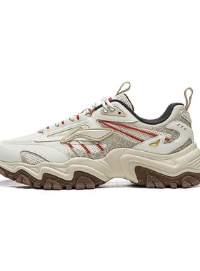 李宁休闲鞋简约男鞋2026新款春秋悦途反光潮流复古运动鞋AGLW007