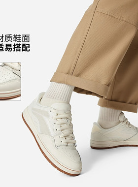 李宁板鞋男鞋小白鞋2025秋冬惟吾PROS低帮滑板运动鞋AEPV069