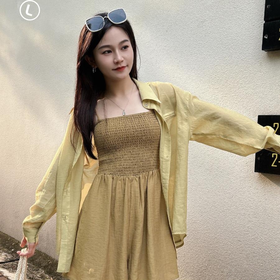 柒量一裁粘胶夏季女裙子套装