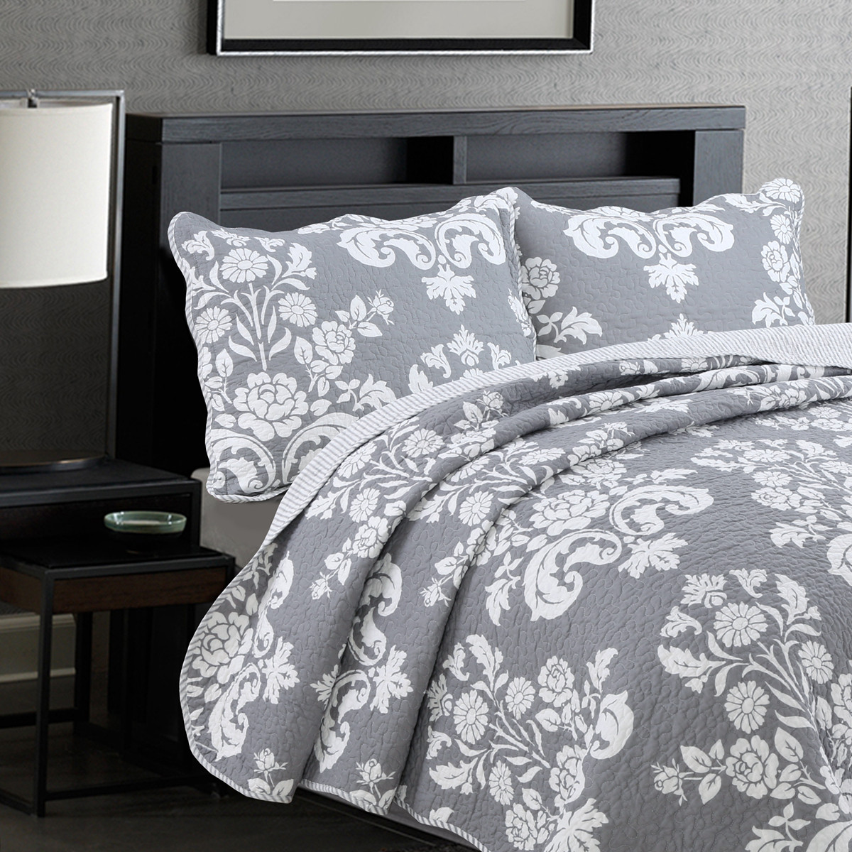 欧美大牌 纯棉三件套绗缝全棉防寒被夹棉空调被透气床单毯双人床