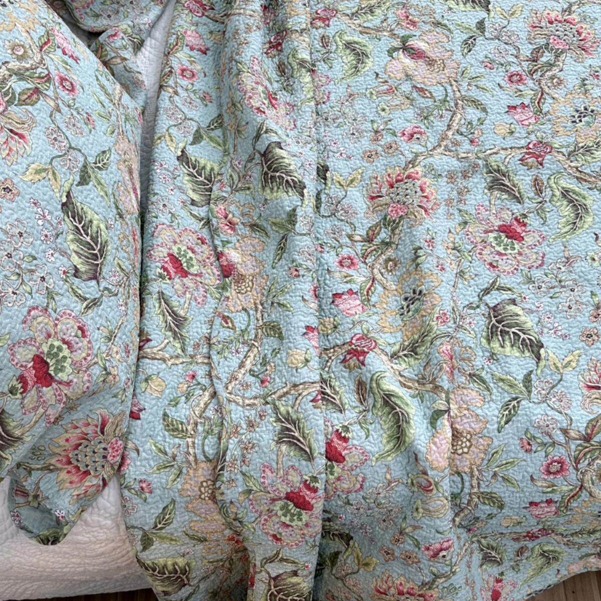 不跑床！密绗外贸夏凉全棉小云针衍缝欧美纯棉床盖床单夹棉绗缝被