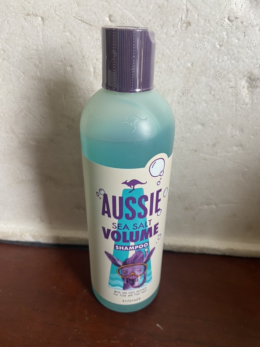 aussie澳丝袋鼠海盐小蓝瓶洗发水300ml丰盈蓬松去油洗发露洗头膏