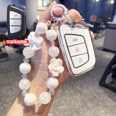 适用江淮悍途钥匙套2022款江淮T8pro皮卡嘉悦a5扣x7车遥控包壳扣